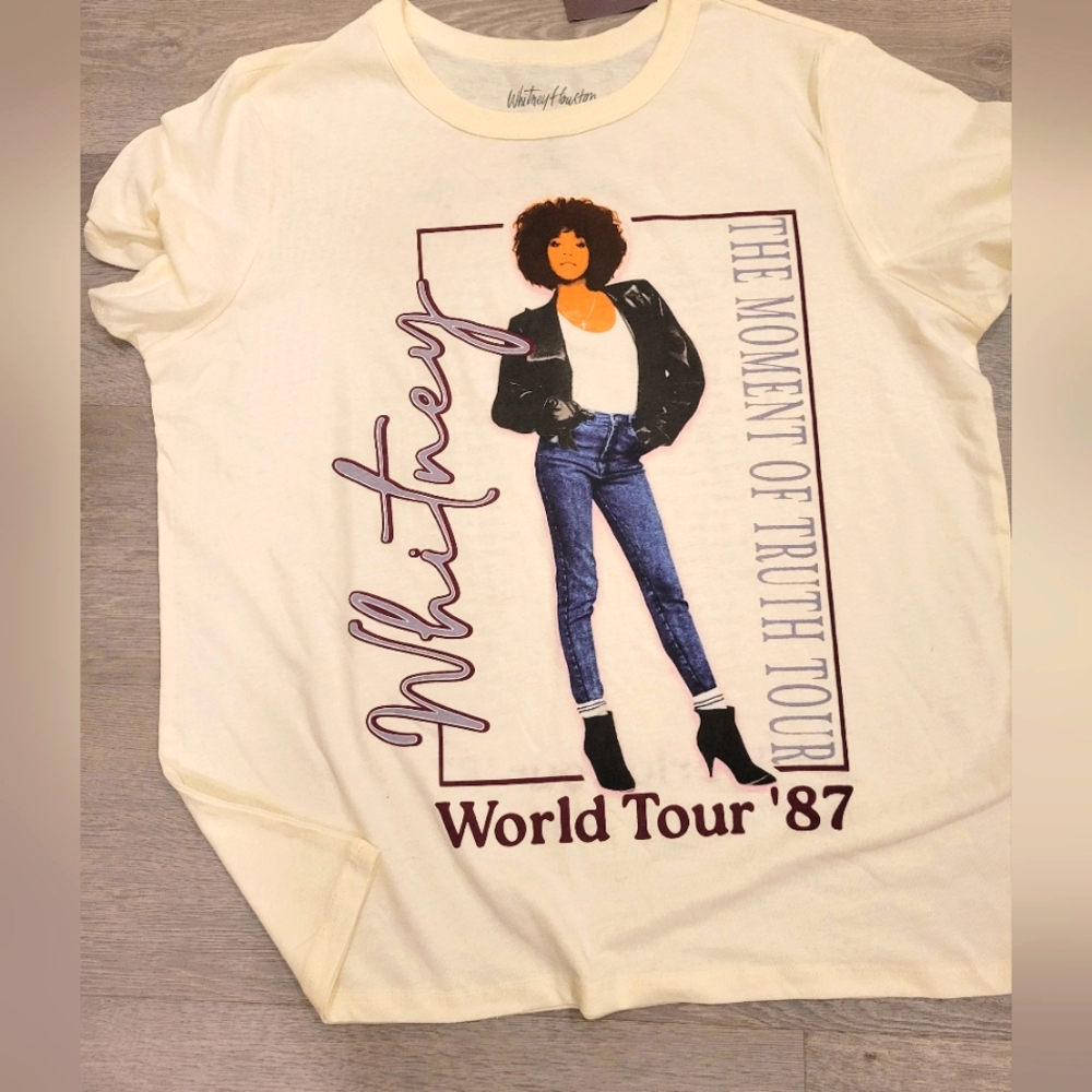 Whitney Houston, large, cream